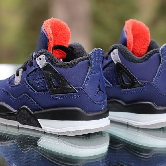 Nike Air Jordan 4 Retro Winter TD Loyal Blue Size 4C - Picture 10 of 13